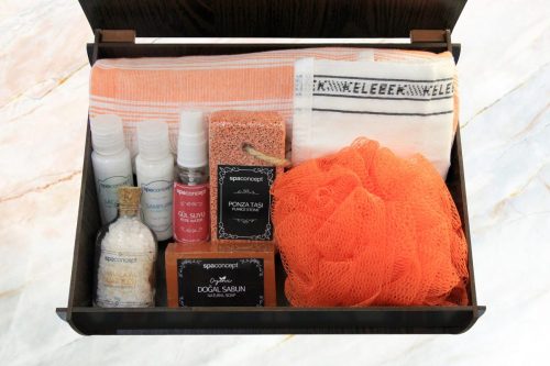 ahşap kutulu hamam seti 2